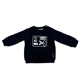 Jacadi navy crewneck, 12 months