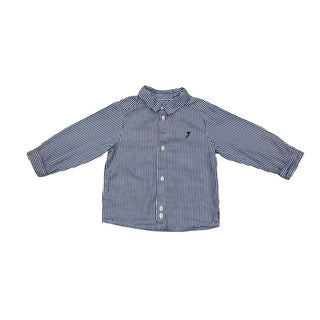 Jacadi blue striped dress shirt, 12 months