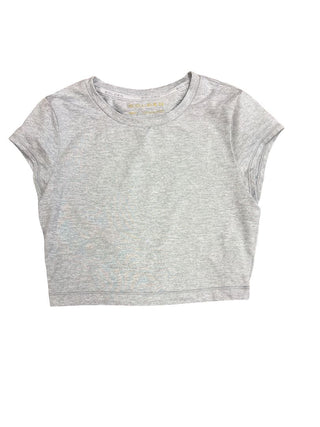 Golden Grey Cropped Tee, XXS