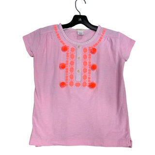 Crewcuts Pink w/orange ikat design tshirt, 8 years