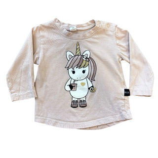 Hux Unicorn long sleeve, 6-12 months