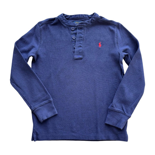 Ralph Lauren Navy long sleeve, 6 Years
