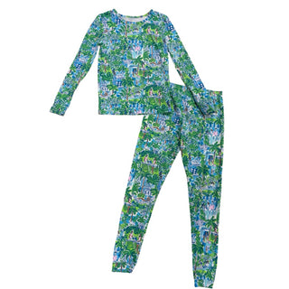 Lilly Pulitzer Sammy pajamas in vibrant tropical print, 10 years