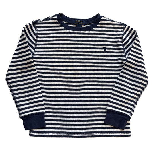 Ralph Lauren Navy stripped long sleeve, 6 Years