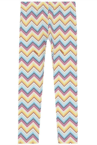 Missoni Multi-coloured Zig Zag Leggings, 10 years