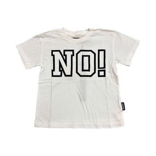 Nununu Oversized NO! T-shirt white new with tags, 18-24 months