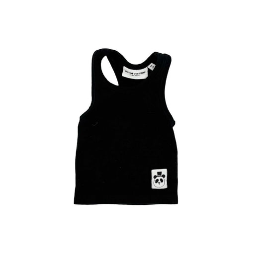 Mini Rodini black tank top, 3-6 months