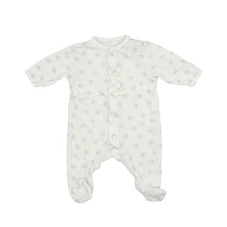 Petit Bateau white star sleeper, 1 months