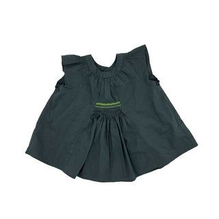 Bonpoint green pleated top, 2 years