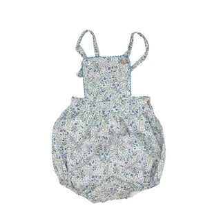 Oscar de la Renta blue floral romper, 12 months