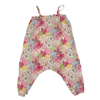 Bonpoint pink floral pant romper, 2 years