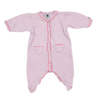 Petit Bateau pink star sleeper, 1 months