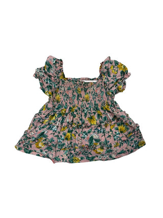Janie and Jack Floral top and bloomers, 6-12 months