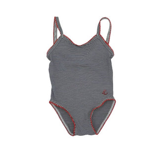 Petit Bateau navy strip swim suit, 12 months