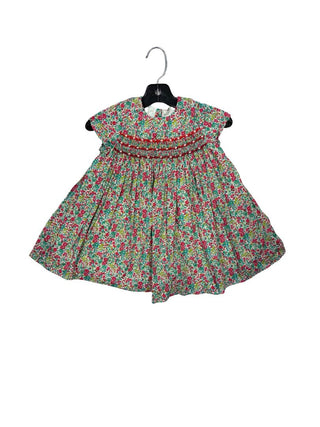 Bonpoint Floral Dress with Smocking, 3 years