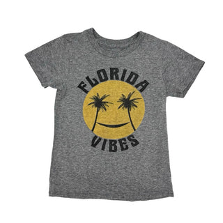 Tiny Whales grey Florida Vibes tshirt, 6 years