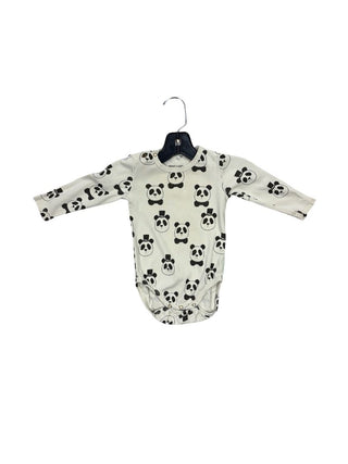 Mini Rodini Panda Print Bodysuit, 9-12 months