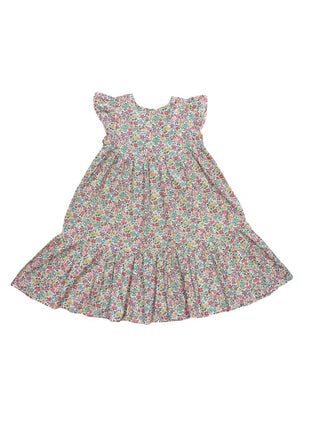 Petits Vilains Pastel floral dress, 10/11 Years