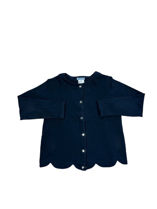 Jacadi Navy scalloped sweater, 10 years