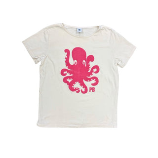 Petit Bateau T-shirt with pink octopus, 12 years