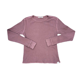 Petits Vilains Mauve waffle long sleeve, 10/11 Years