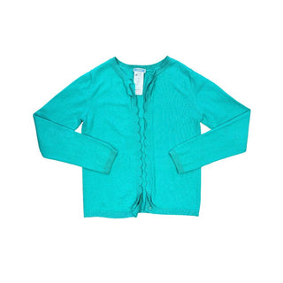Jacadi Teal scalloped cardigan, 10 years