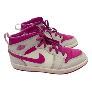 Nike Fuschia High-Top Air Jordan Shoes, 1 big kid