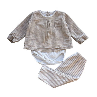 Petit Bateau 3 pc set, 12 months