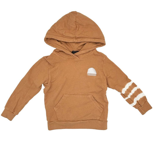 Tiny Whales orange sweatshirt, 2 years