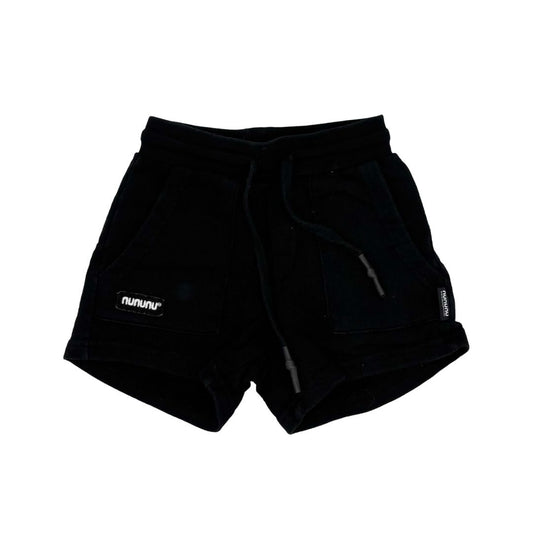 Nununu black shorts, 2-3 years