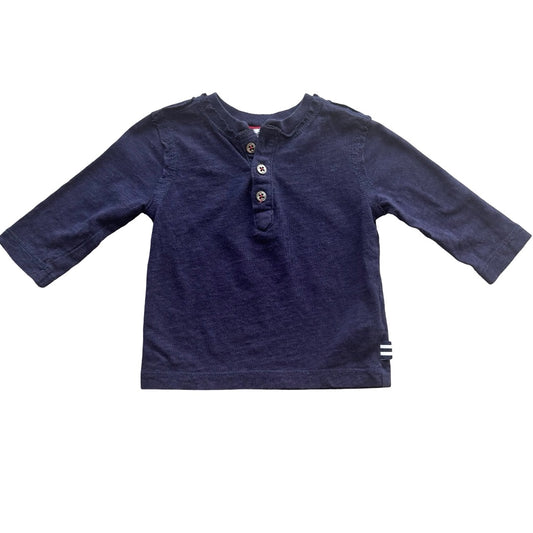 Splendid Navy long sleeve, 3/6 Months