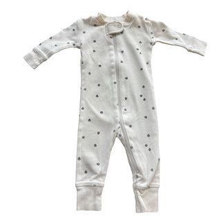 Rylee + Cru Blueberry sleeper/play suit, 3-6 months
