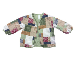 H&M Patchwork-Printed Quilted Jacket, 3 years