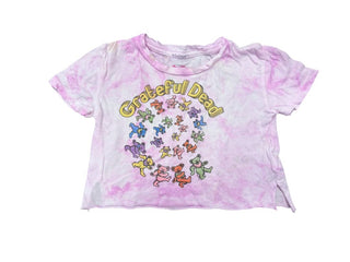 Rowdy Sprout Pink Tie Dye Grateful Dead Tee, 6-12 months
