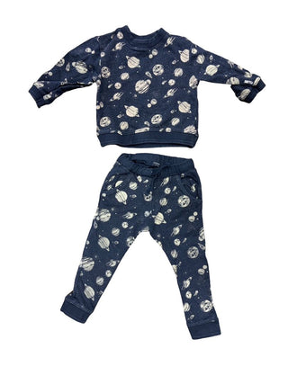 Noppies Navy Planet Sweat Set, 12-18 months