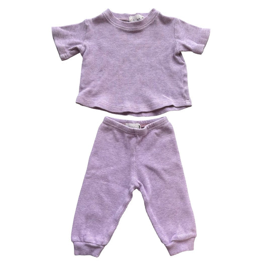 Mikki Rae Lavender set, 3-6 months