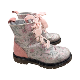 Monnalisa Pink glitter ankle boots, Euro 28