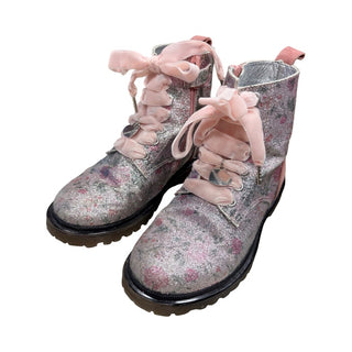 Monnalisa Pink glitter ankle boots, Euro 28