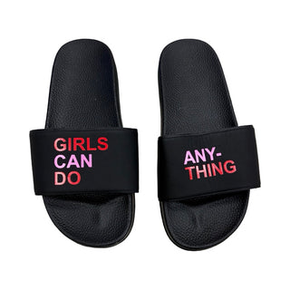Zadig & Voltaire Black Girls Can Do Anything Slides, Euro 35