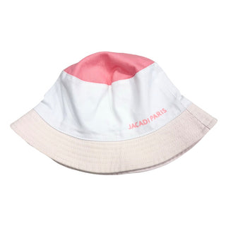 Jacadi White/pink bucket hat, 4-5 years (53 cm)