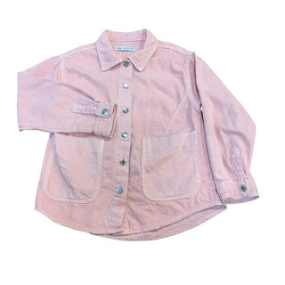 Zara Pink Denim Jacket, 9-10 years