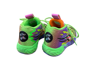 Puma Graphic Neon Sneakers, 5 big kid