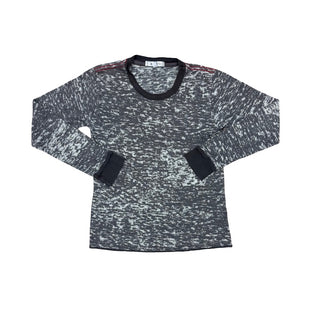 Joah Love Grey and white waffle long sleeve, 8 years