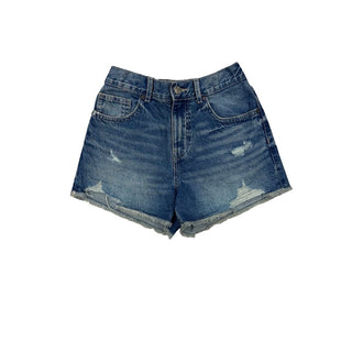 Zara Frayed Hem Denim Shorts, 13-14 years