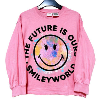Zara Smileyworld Pink Longsleeve, 13-14 years