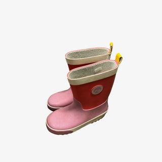 H&M Pink Colourblock Rainboots, 11 little kids