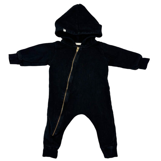 Mini Mioche Black biker romper, 6-12 months