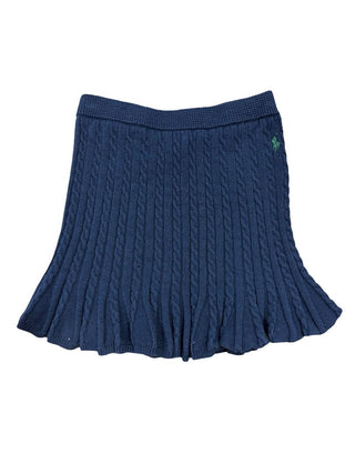 Polo Ralph Lauren  Navy Blue Cable Knit Skirt, 4 years