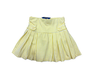 Polo Ralph Lauren  Yellow Gingham Skort, 4 years