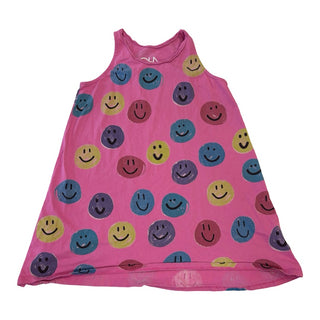 Chaser Pink w/smiley faces tank dress, 8 years